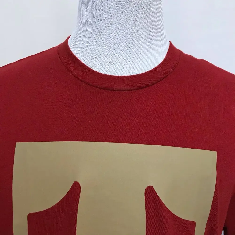 True Religion NWT Red Graphic Short Sleeves Shirt Men L